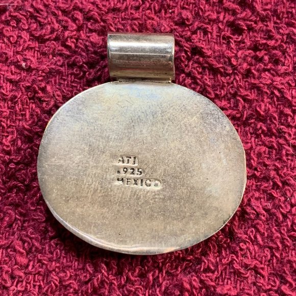 ATI .925 Mexico Abalone Shell Pendant Charm. (395) - Picture 2 of 3